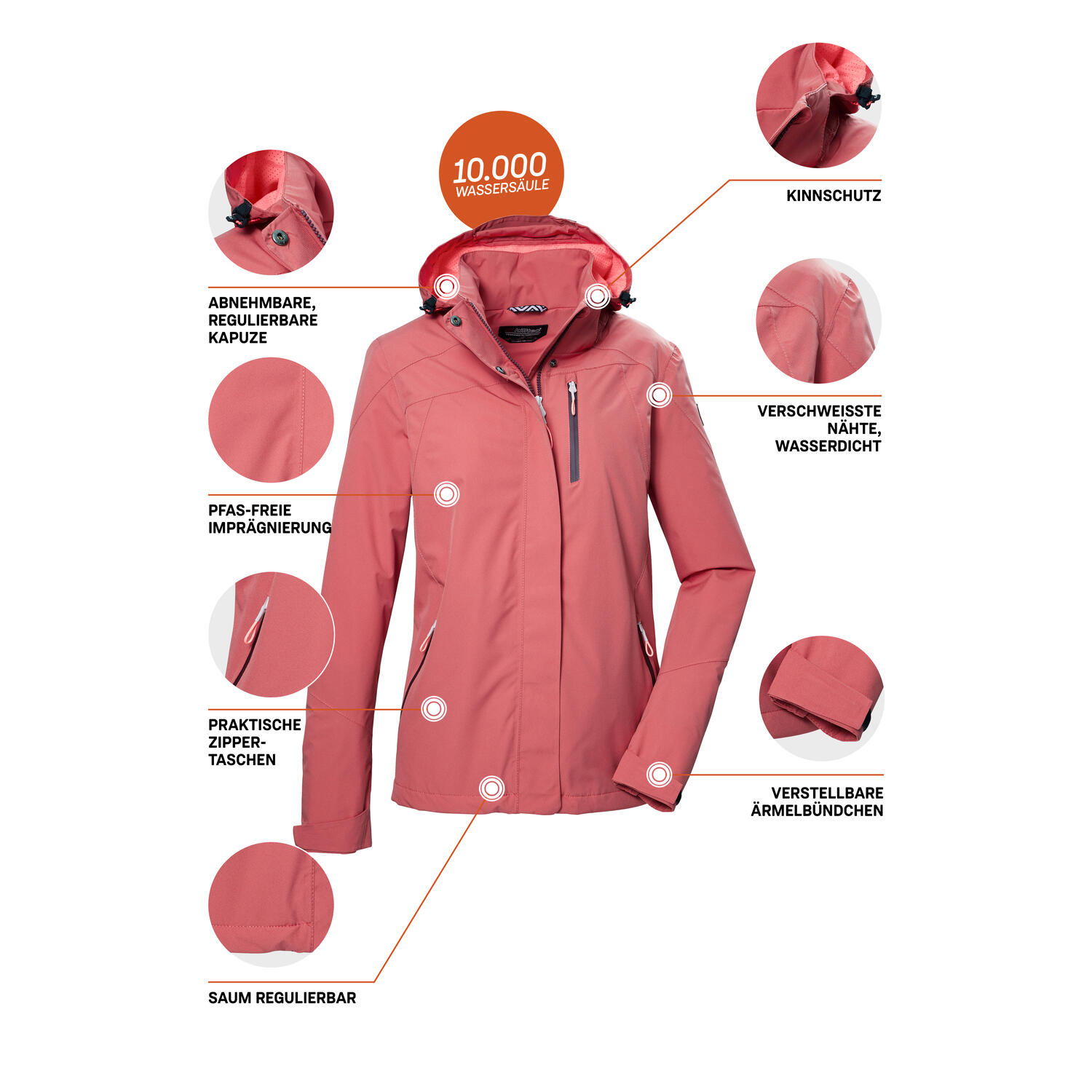 Damen Outdoorjacke KOS 28 7/7