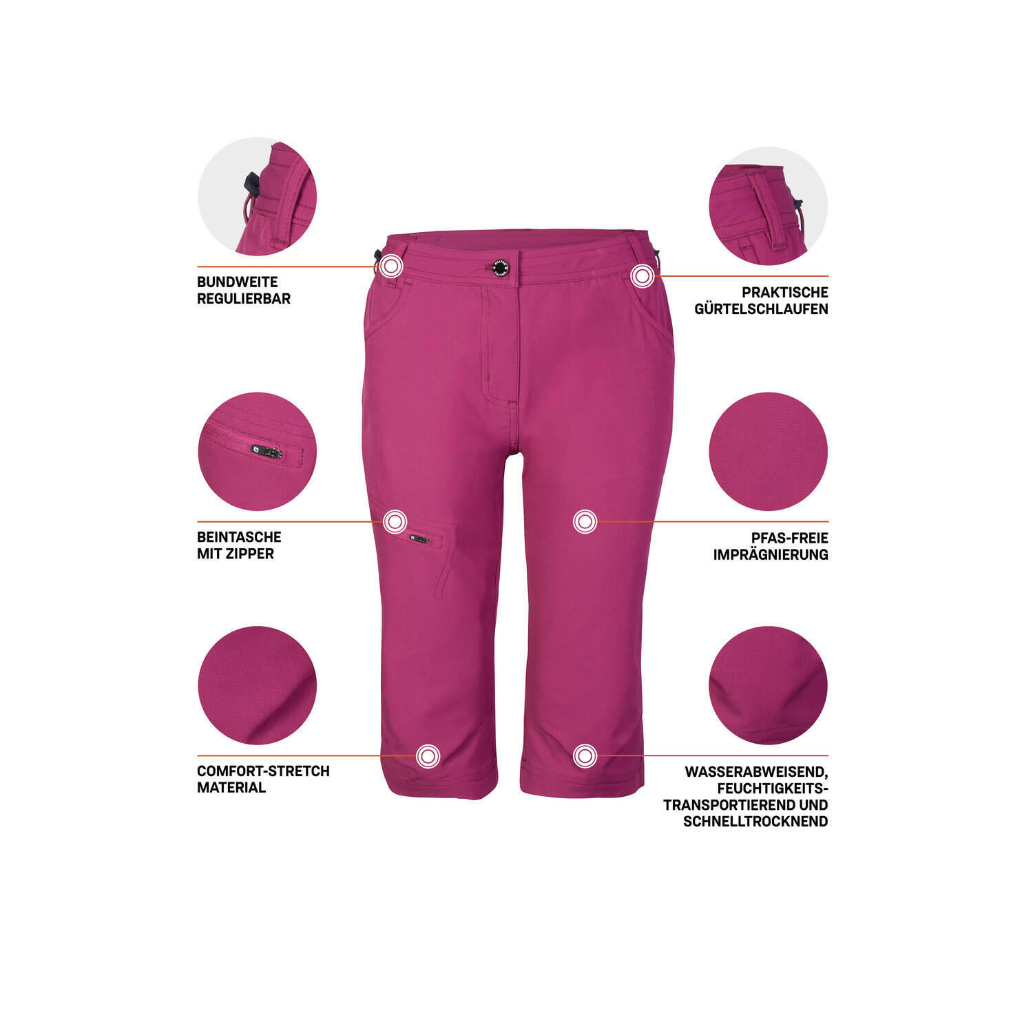 Damen Caprihose KOS 4 5/6