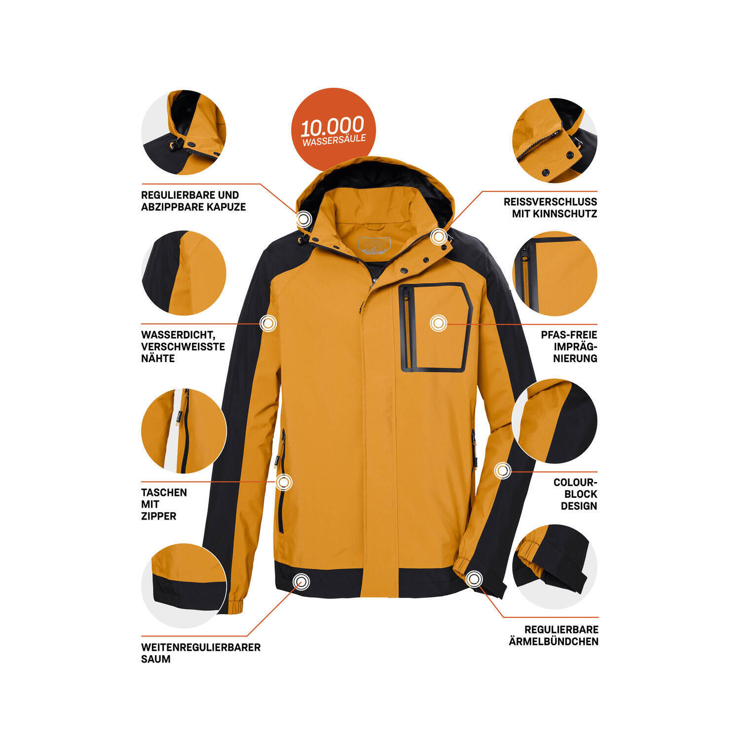 Herren Outdoorjacke KOS 54 6/7