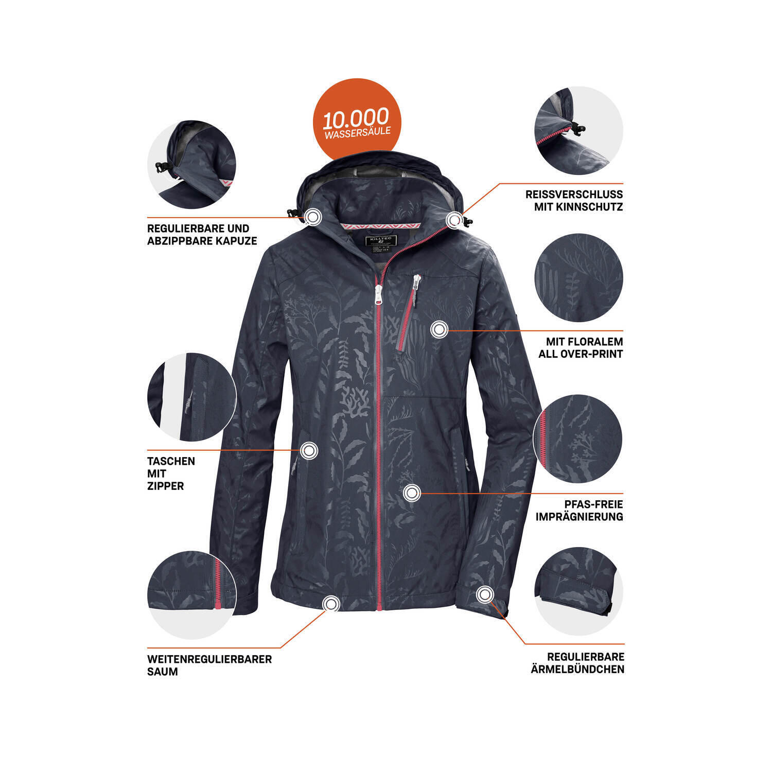 Damen Softshelljacke KOS 122 6/7