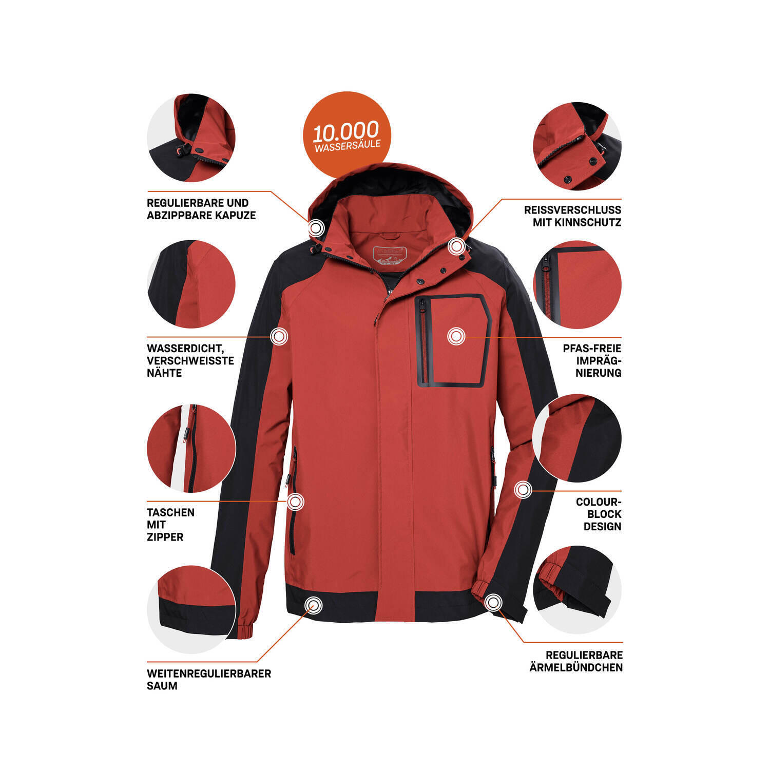 Herren Outdoorjacke KOS 54 6/7