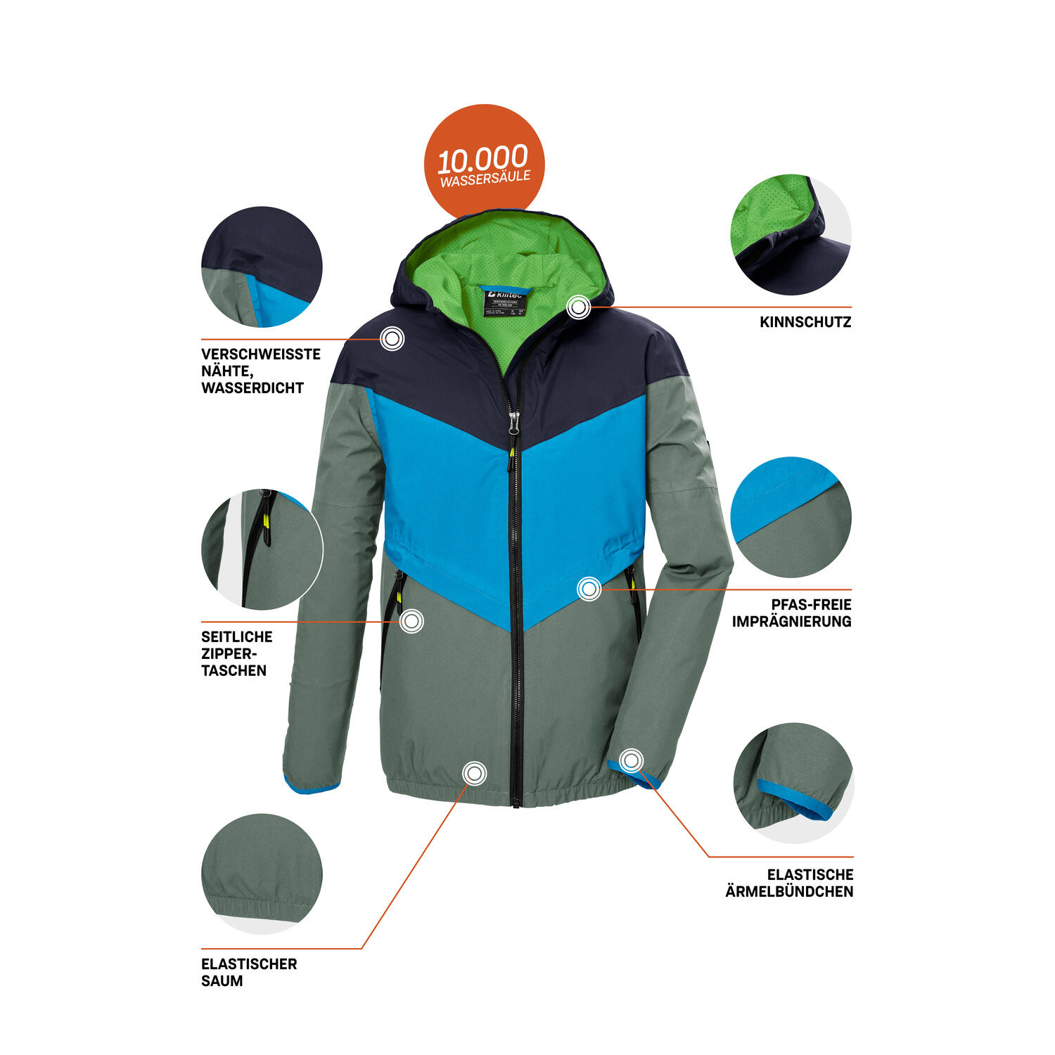 Jungen, Kinder Jacke KOS 93 7/7