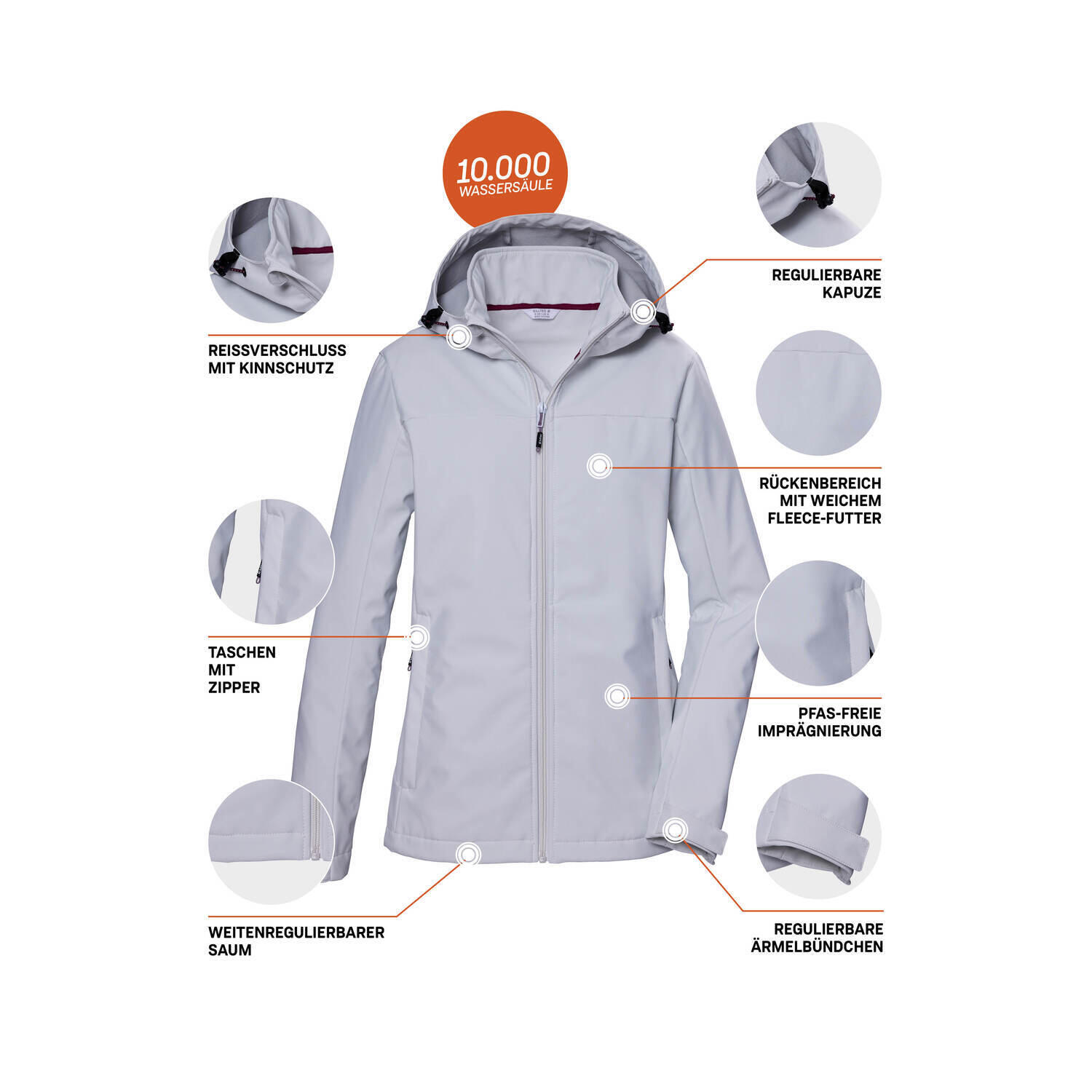 Damen Softshelljacke KOS 102 6/7