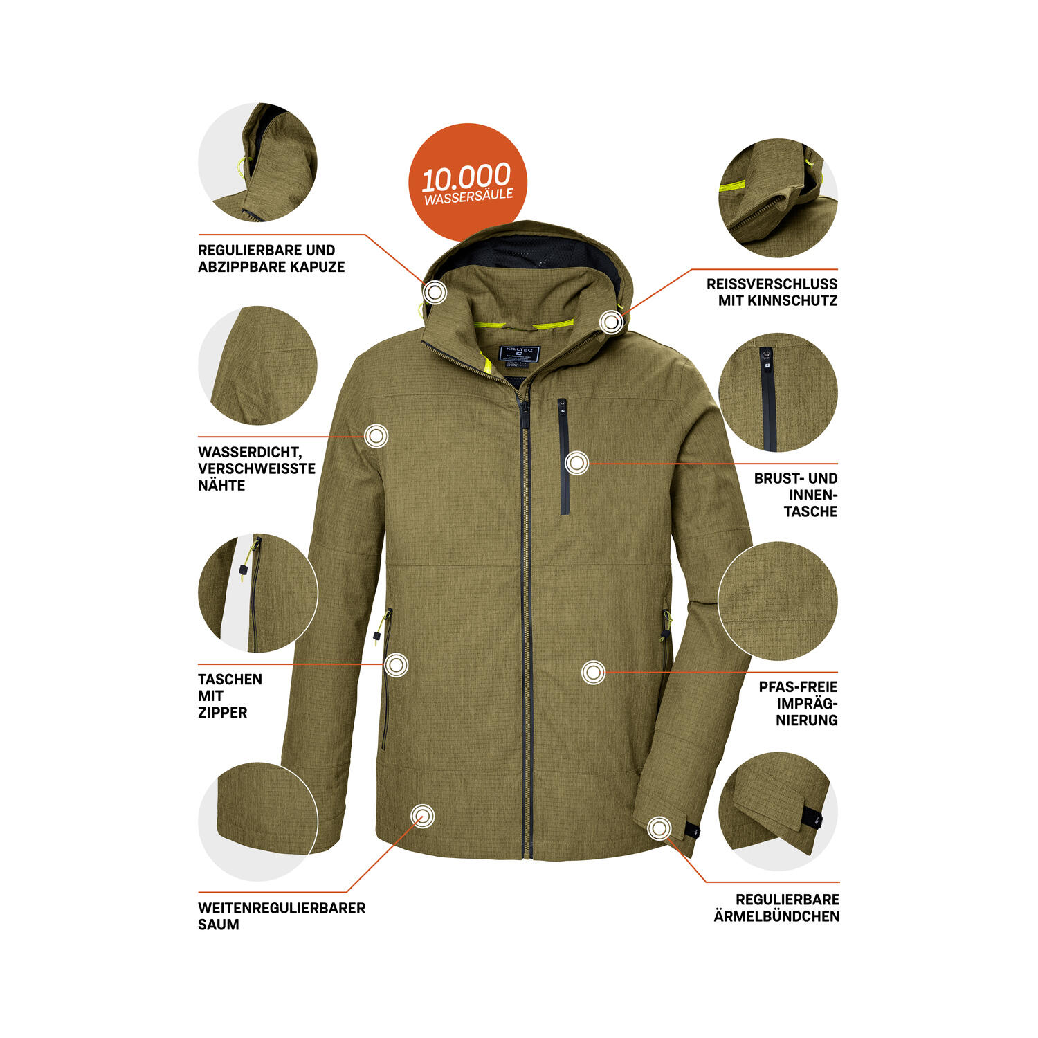 Herren Outdoorjacke KOS 74 6/7