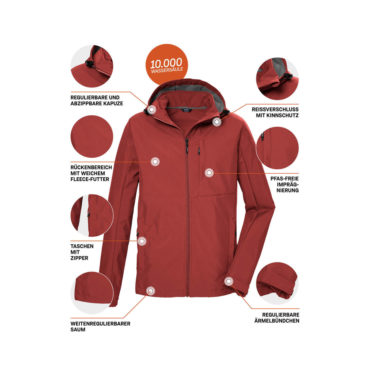 Herren Softshelljacke KOS 103 6/7