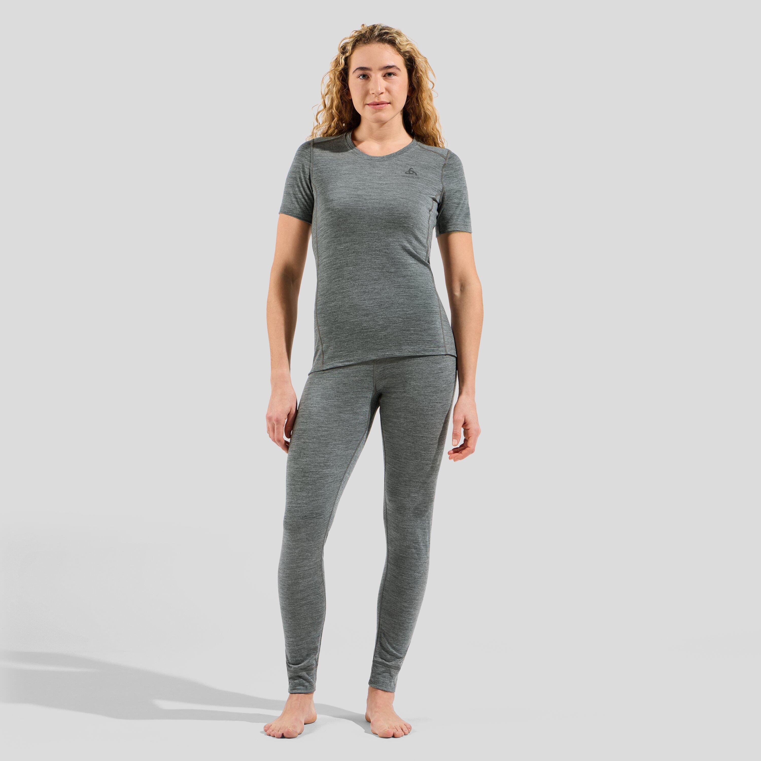 Collant Long Femme Odlo Merinos 200 Natural Gris 3/6