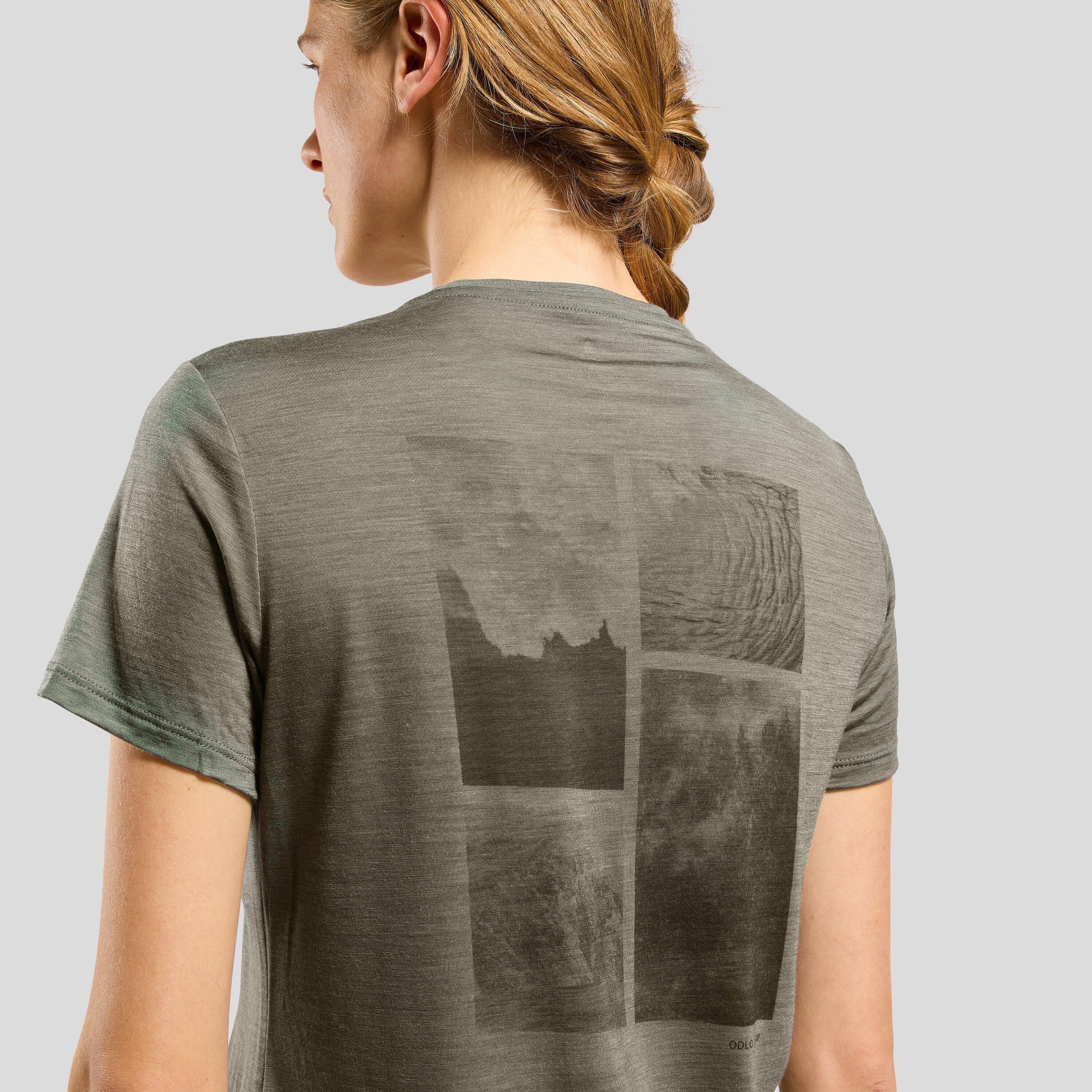 T-shirt en laine mérinos mélangée Odlo x POW Collective Voices ODLO 4/7