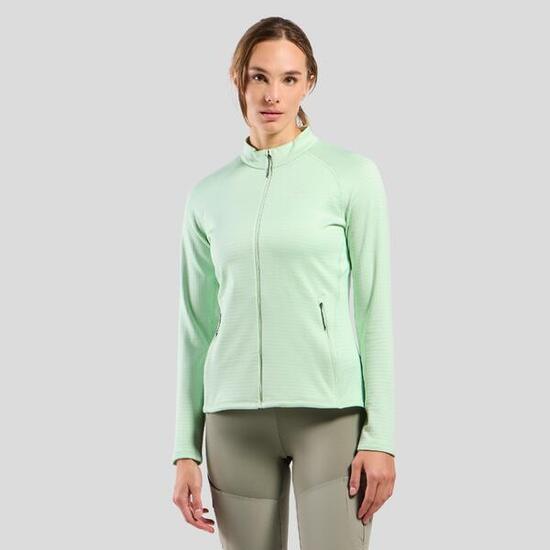 Damen Fleece Midlayer Full-Zip Grau