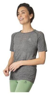 Odlo essential seamless women's short sleeve jersey grey