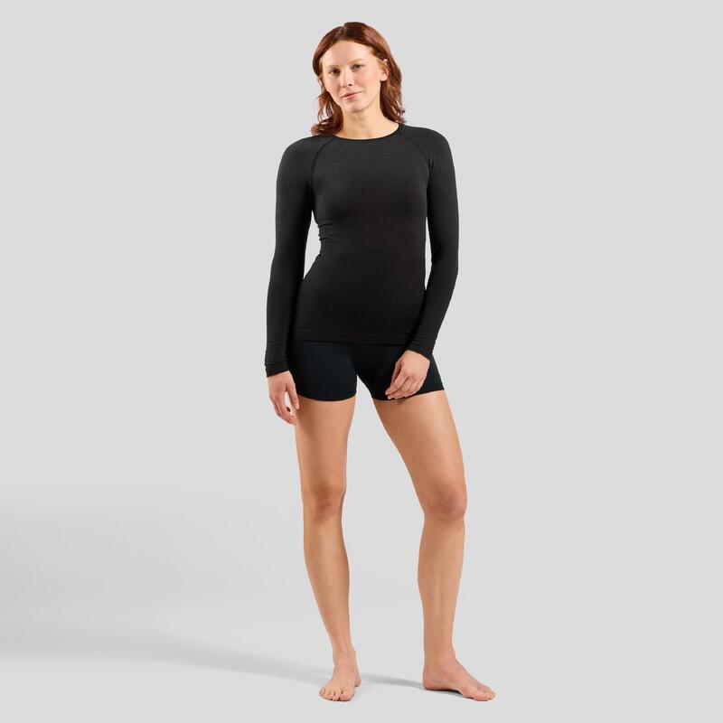 Bluza termoaktywna damska Odlo Performance Light Eco BL Top Crew Neck LS