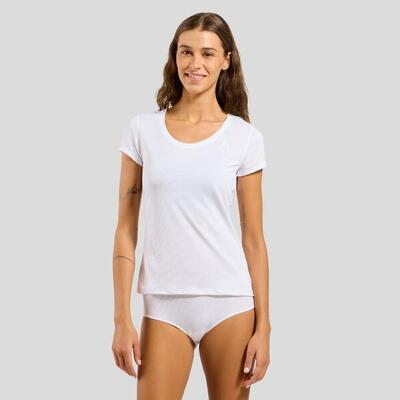 Odlo active f-dry light eco korte mouw jersey wit vrouw