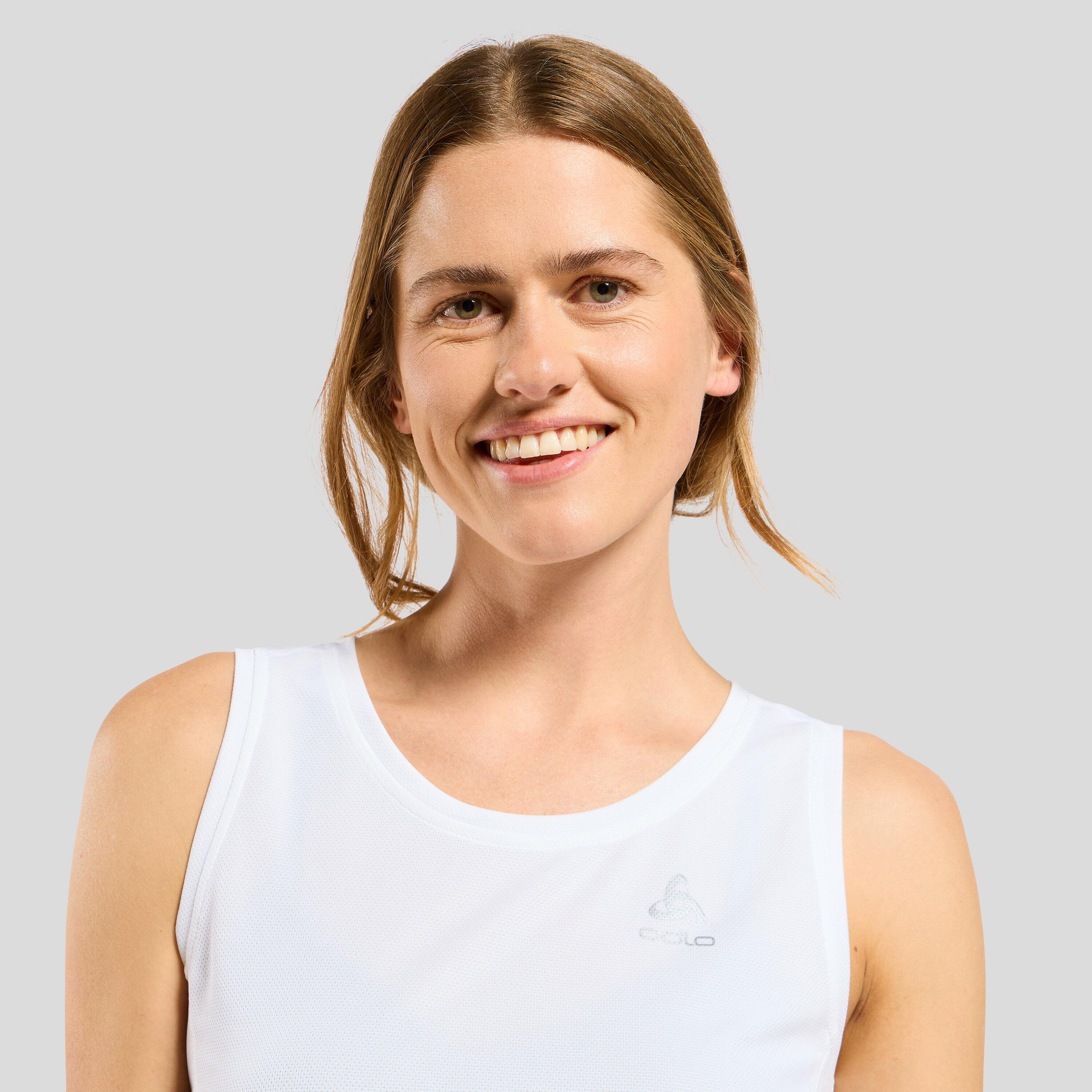Débardeur Odlo F-Dry Blanc Femme 3/6