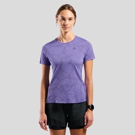 T-Shirt Technique Odlo Zeroweight Engineered Chill-Tec Noir Femme