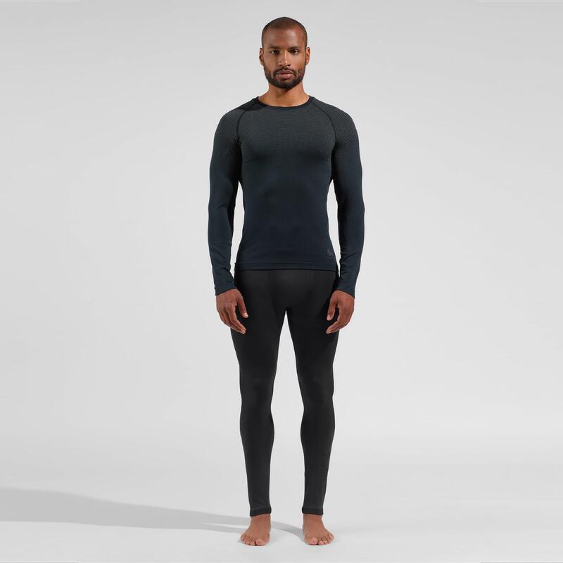 ODLO Odlo BL TOP crew neck l/s PERFORMANCE LIGHT ECO  ZWART L