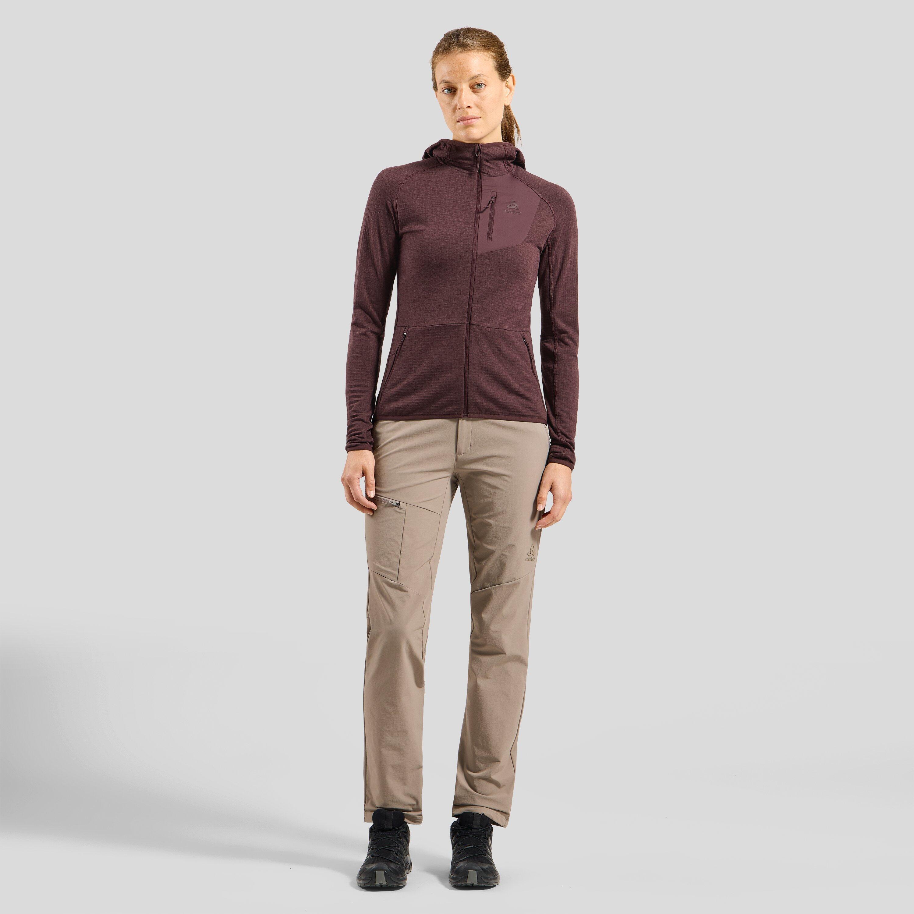 Bluza damska z kapturem Odlo Ascent Mid Layer Hoody Full Zip 5/7