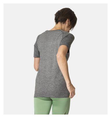 Maillot Manches Courtes Odlo Essential Seamless Gris Femme 2/5