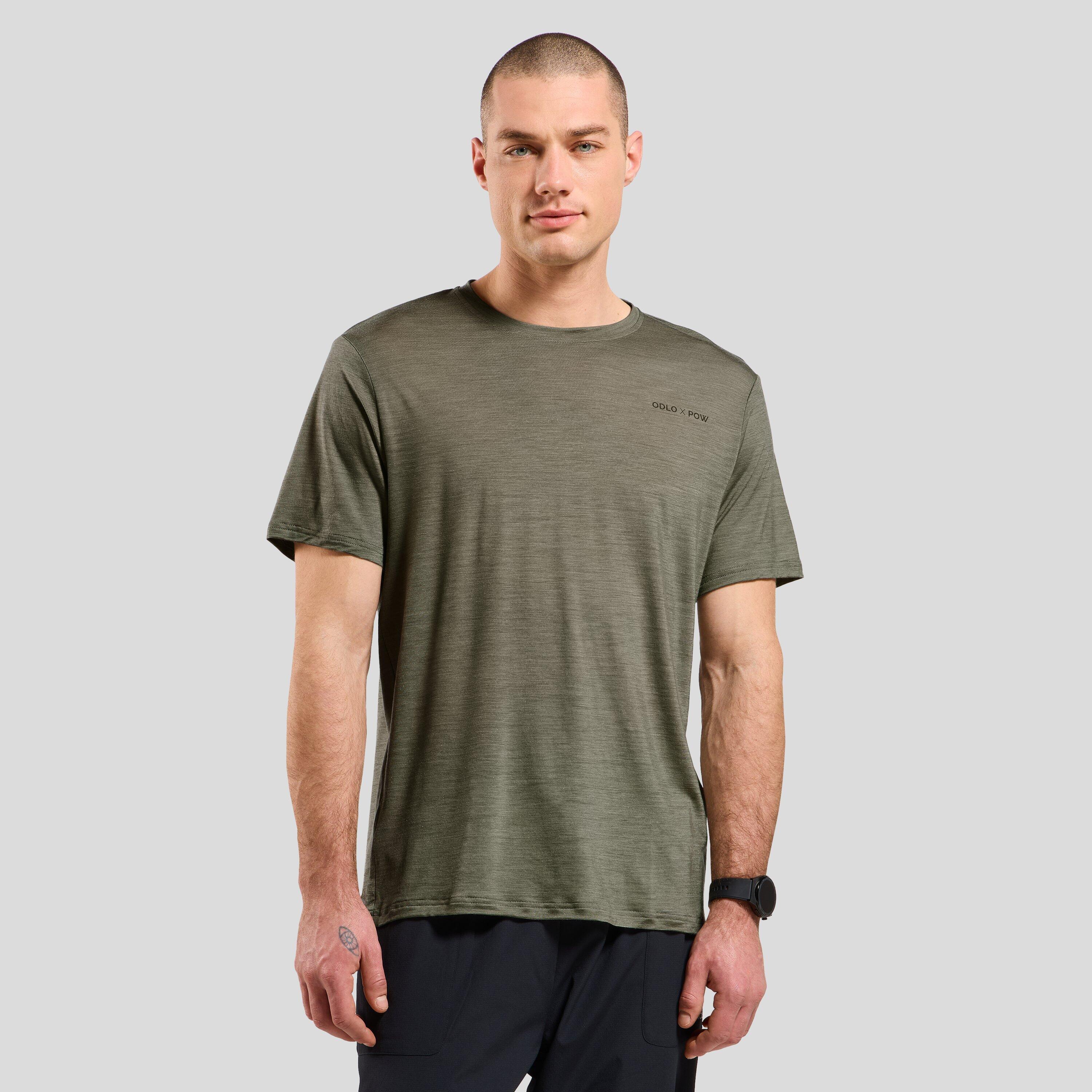 Odlo - T-shirt En Laine Mérinos Mélangée Odlo X Pow Collective Voices Odlo - T-shirt Manches Courtes - Gris - 42 M/l - Decathlon