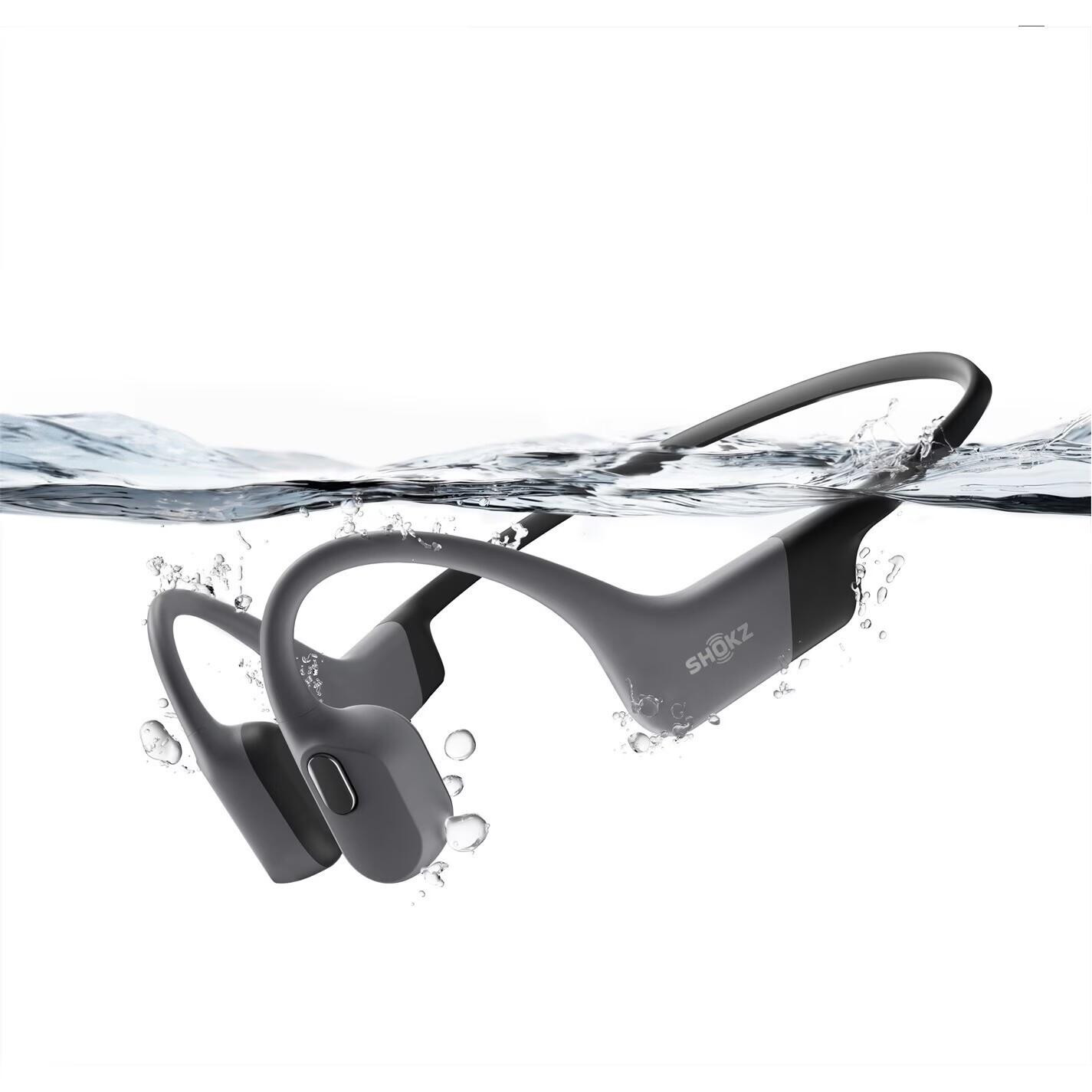 【本体のみ】SHOKZ-Open Swim Pro グレー Shokz Openswim Pro, Grey Waterproof Swimming Headphone