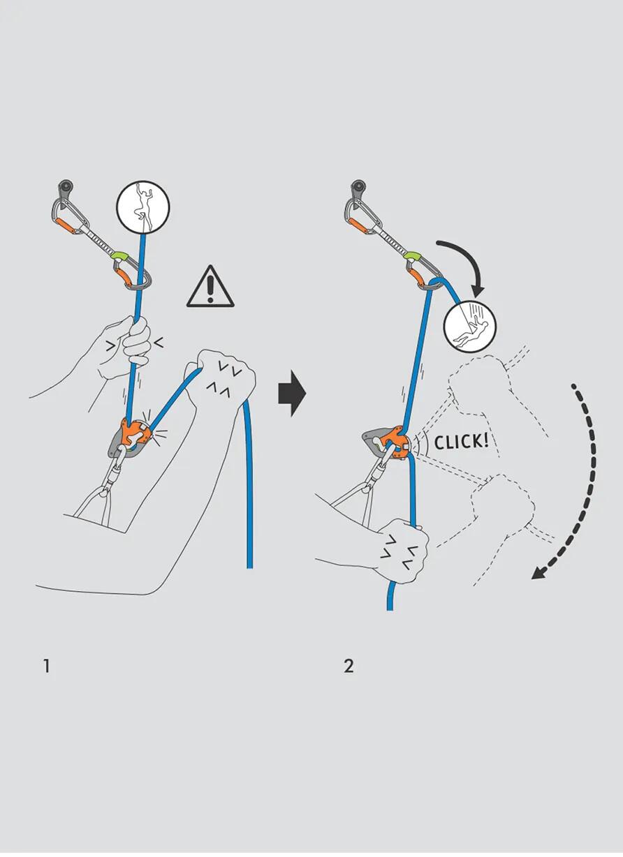 Dispositivo de aseguramiento Click Up+ de Climbing Technology 2/6