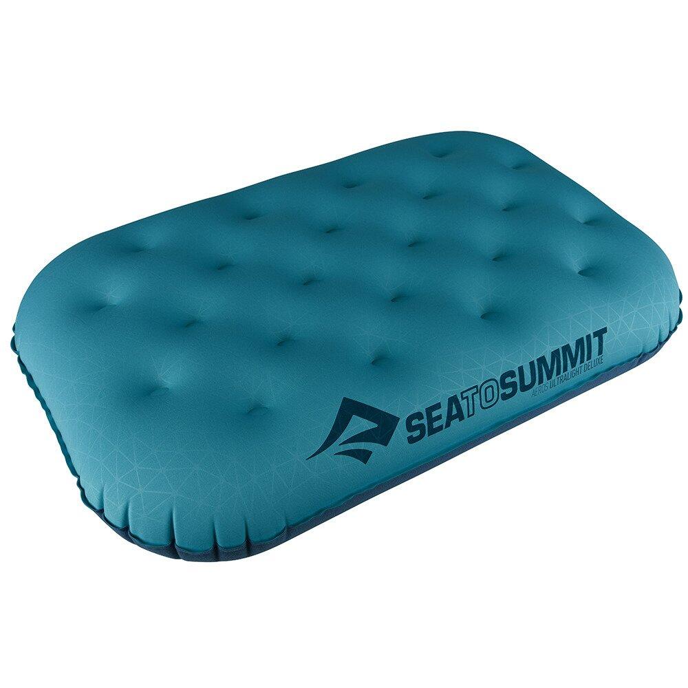 Sea To Summit - Coussin Ultraléger Aeros Deluxe Sea To Summit – Bleu - Oreiller De Voyage - Bleu - Taille Unique - Decathlon
