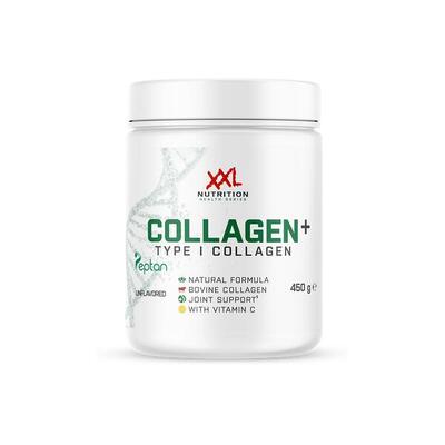 Collagen+ type 1 - bovine collageen supplement, vitamine c - naturel - 450 gram
