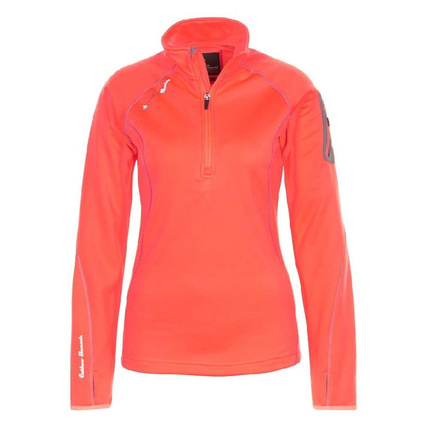 Sweatshirt polaire shell fille Peak Mountain Gacerun 1/3