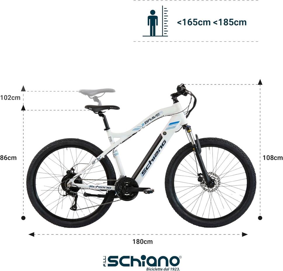 Rower elektryczny górski E-Braver 27,5