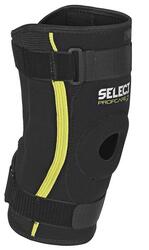 Genouillère ouverte SELECT 6204 avec attelles pour enfants noires