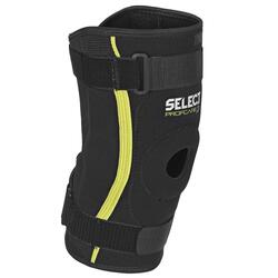 Genouillère ouverte SELECT 6204 avec attelles pour enfants noires