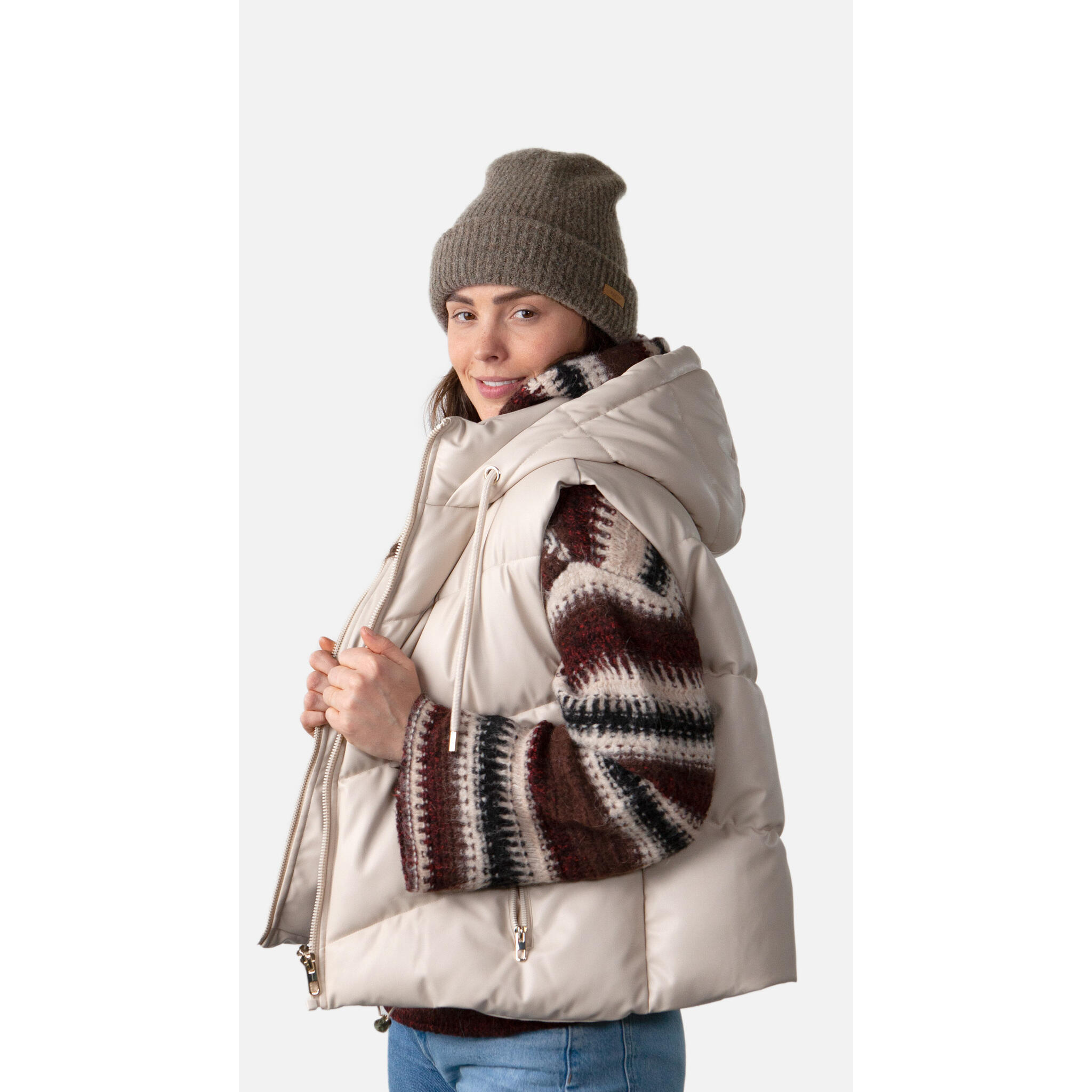 BARTS bonnet WITZIA BEANIE - BROWN 3/3