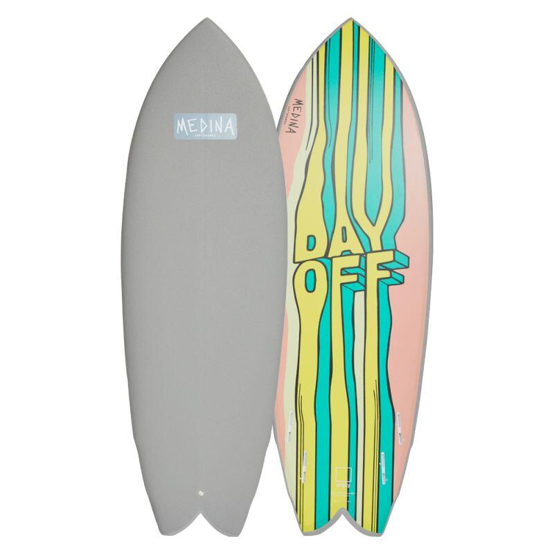 Medina Softboards - Planche De Surf En Mousse Medina Softboards Day Off 5'6 - Planche De Surf - Noir - Taille Unique - Decathlon