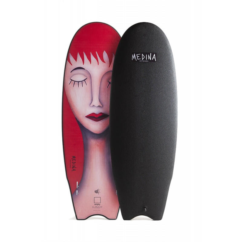 Medina Softboards - Planche De Surf En Mousse Medina Softboards Sonhadora 5'0 - Planche De Surf - Noir - Taille Unique - Decathlon