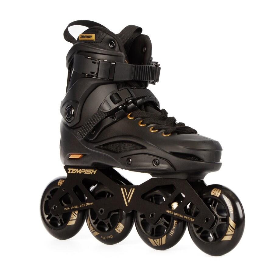 Patins à roues alignées Viber L.E. 90 - Adultes - Noir - Or 3/7