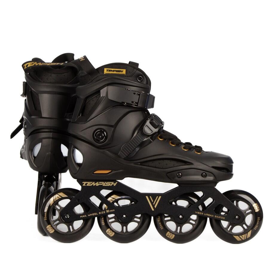 Patins à roues alignées Viber L.E. 90 - Adultes - Noir - Or 2/7