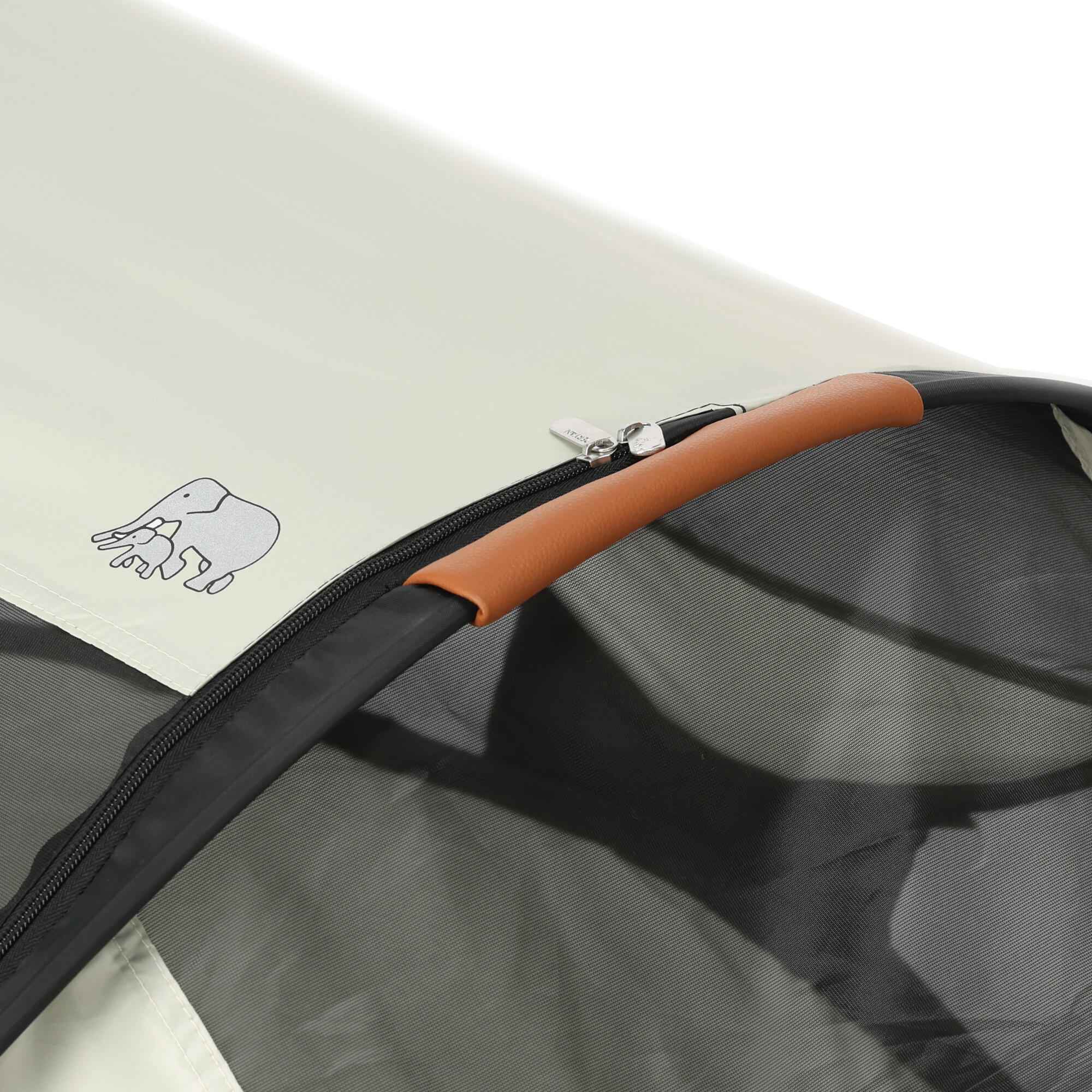 Lit de voyage Baby Luxe - Inclut un matelas autogonflant - Ivoire 6/8