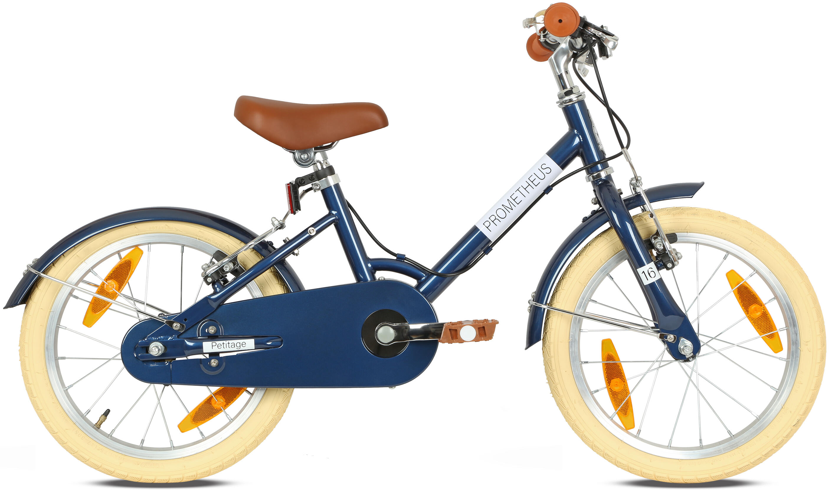 Kinderfahrrad 16 Zoll ab 5 Jahre – Retro/Vintage Look - V-Bremse & Ständer 2/8
