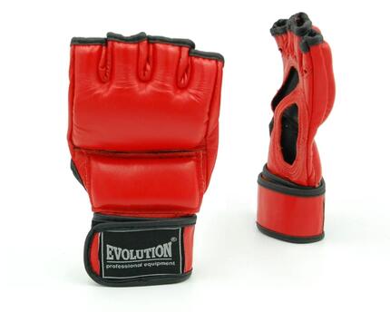 Rękawice sparingowe MMA Evolution Professional Equipment Red