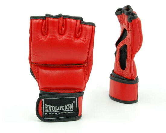 Rękawice sparingowe MMA Evolution Professional Equipment Red