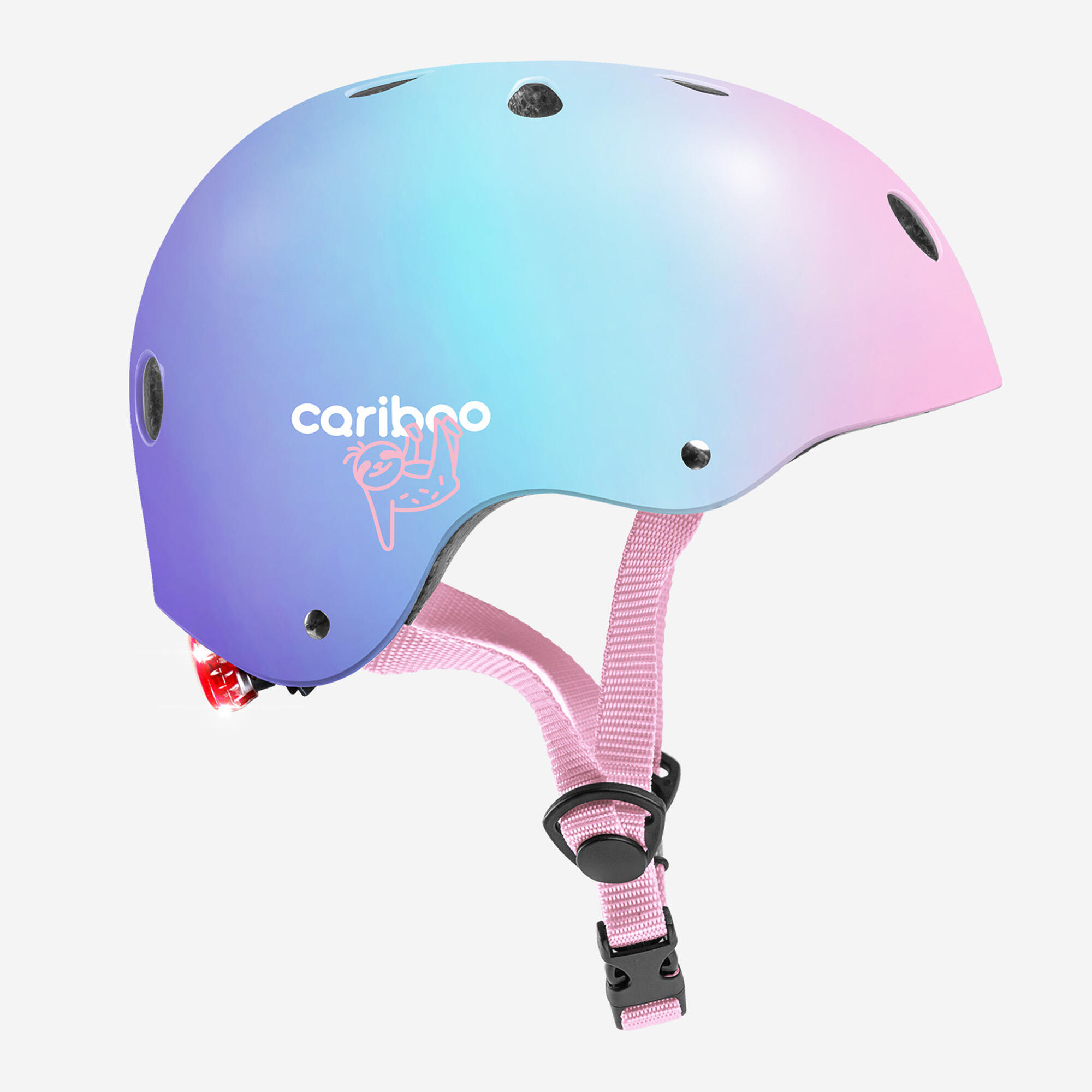 Cariboo - Casque De Protection Pour Enfants Cariboo - Casque - Multicolore|rose - 36 Xs - Decathlon