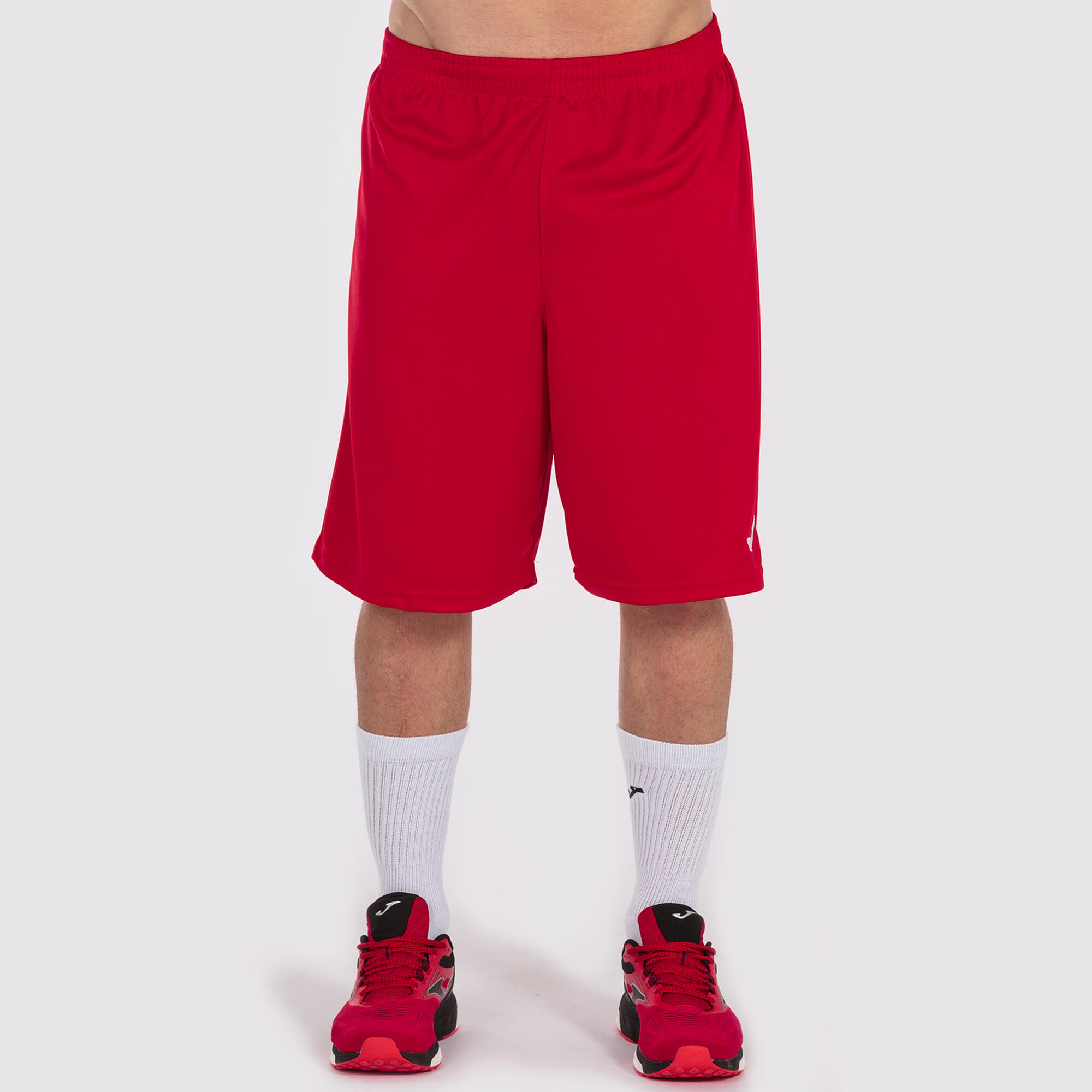 Joma - Short Basket-ball Homme Joma Nobel Long Rouge - Short - Rouge - 40 M - Decathlon