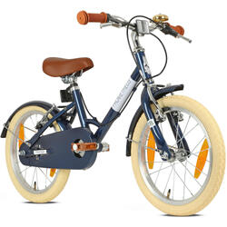 Vélo enfant 18 pouces dès 6 ans – Rétro/Vintage, frein V-Brake & béquille