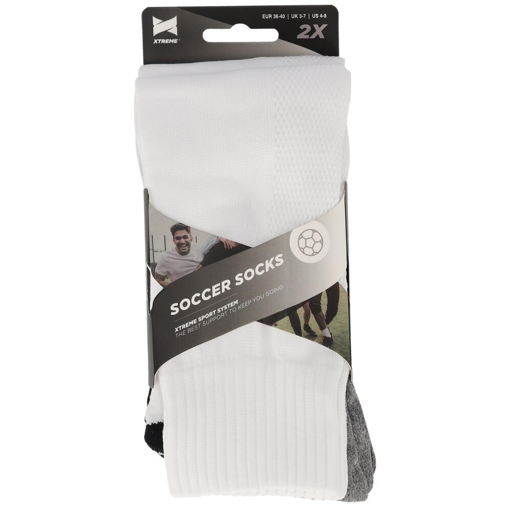 Voetbalsokken - 2-Paar - Voetbalkousen - Unisex 4/5