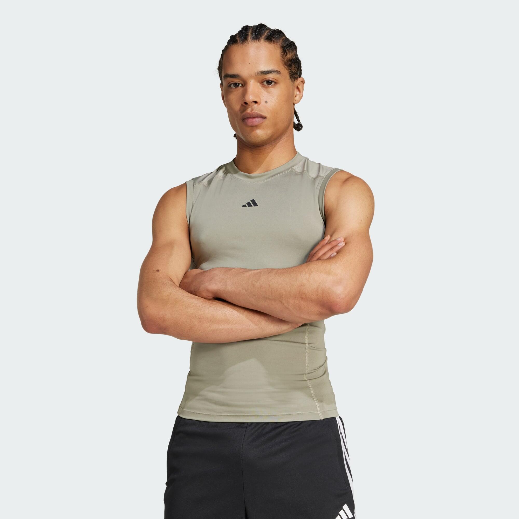 ADIDAS TECHFIT Compression Training Mouwloos Shirt