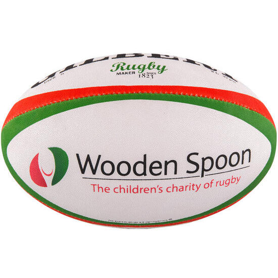 Piłka do rugby Gilbert Wooden Spoon (rozmiar 5)