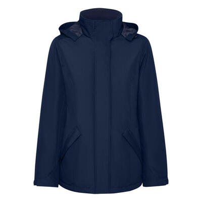 Parka Imbottita Donna Roly America Nero Tinta Unita
