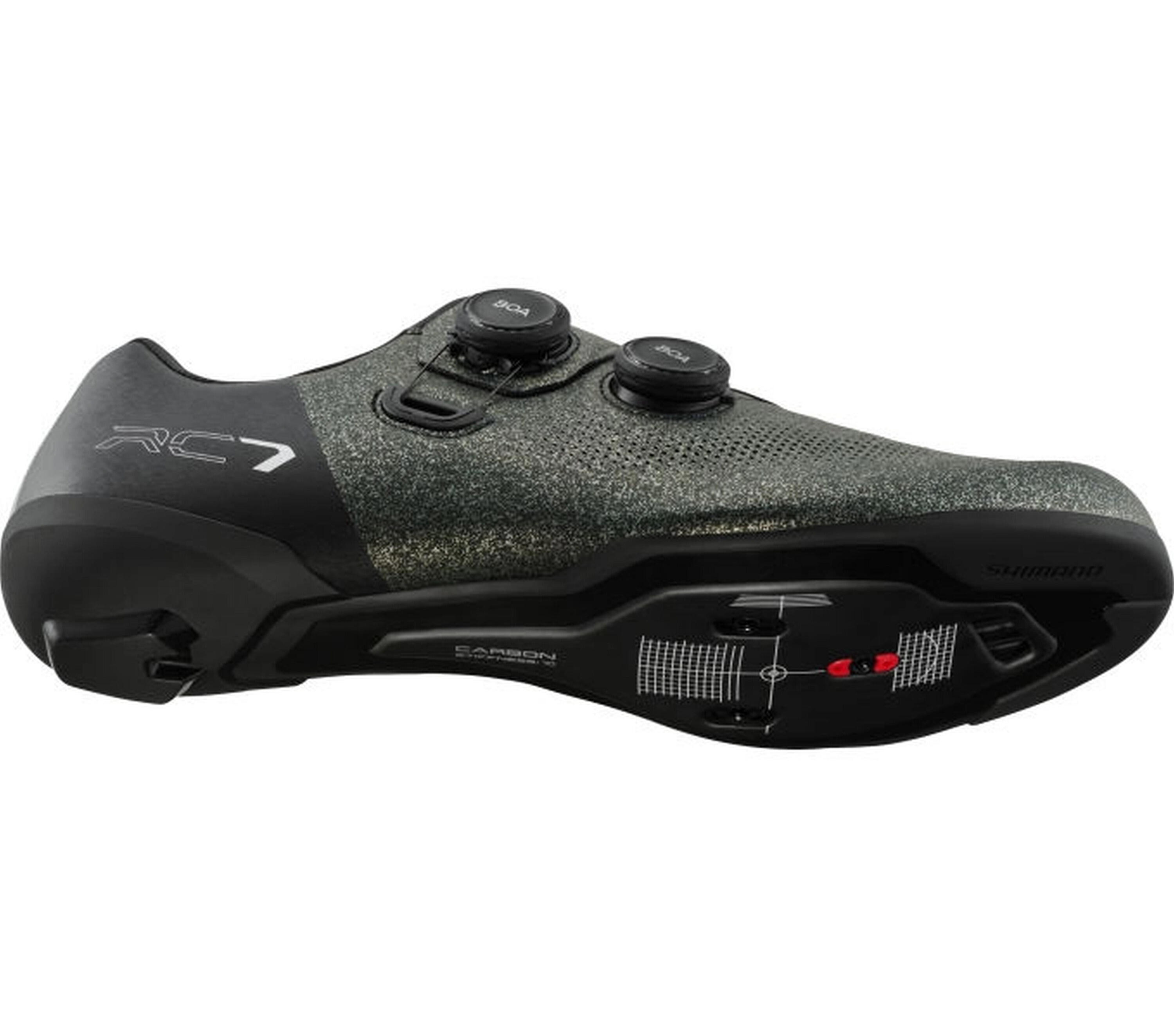 Bicicletta da strada - Scarpe da ciclismo SH-RC703 WIDE, splatter grigio 4/4
