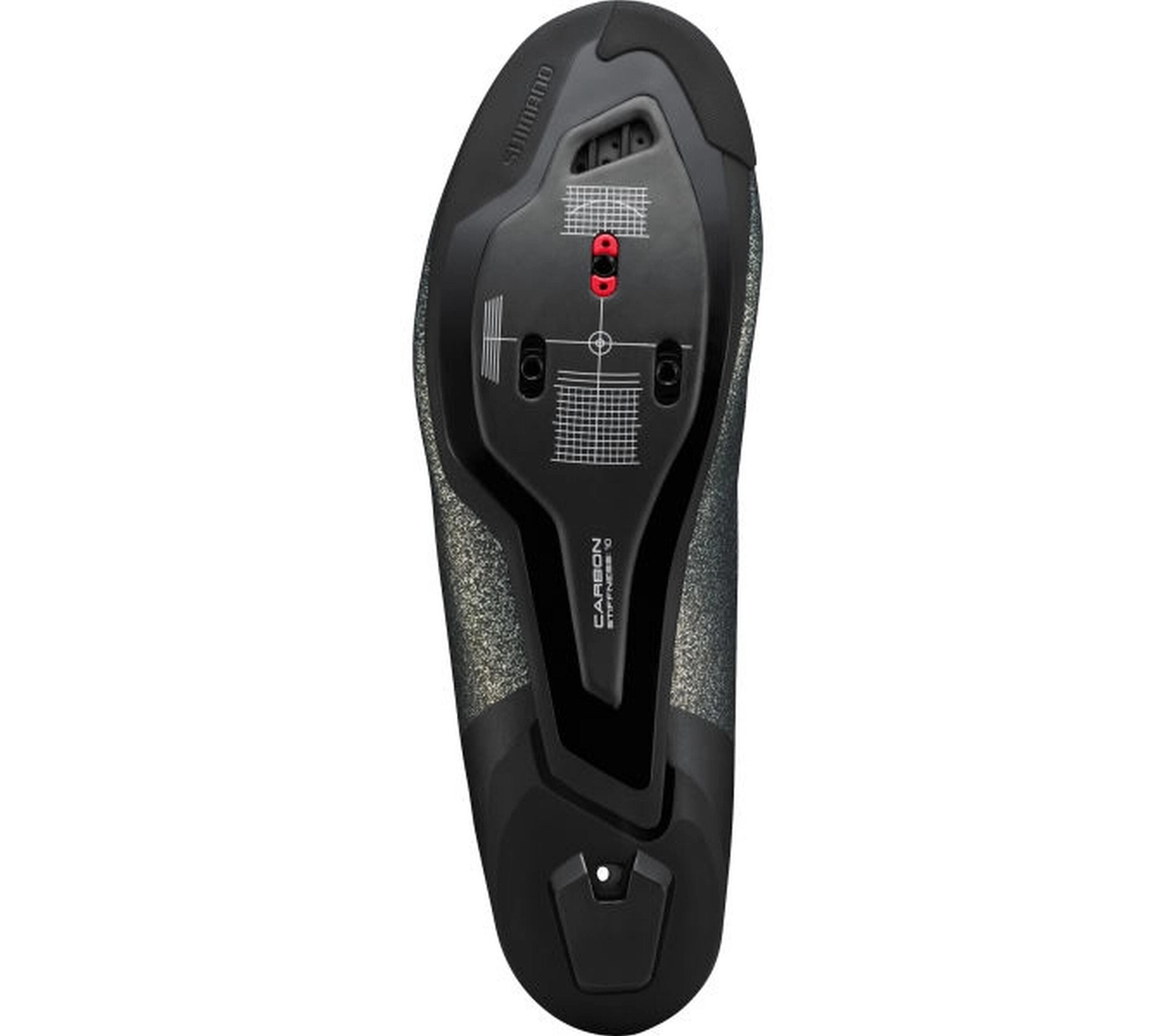Bicicletta da strada - Scarpe da ciclismo SH-RC703 WIDE, splatter grigio 3/4