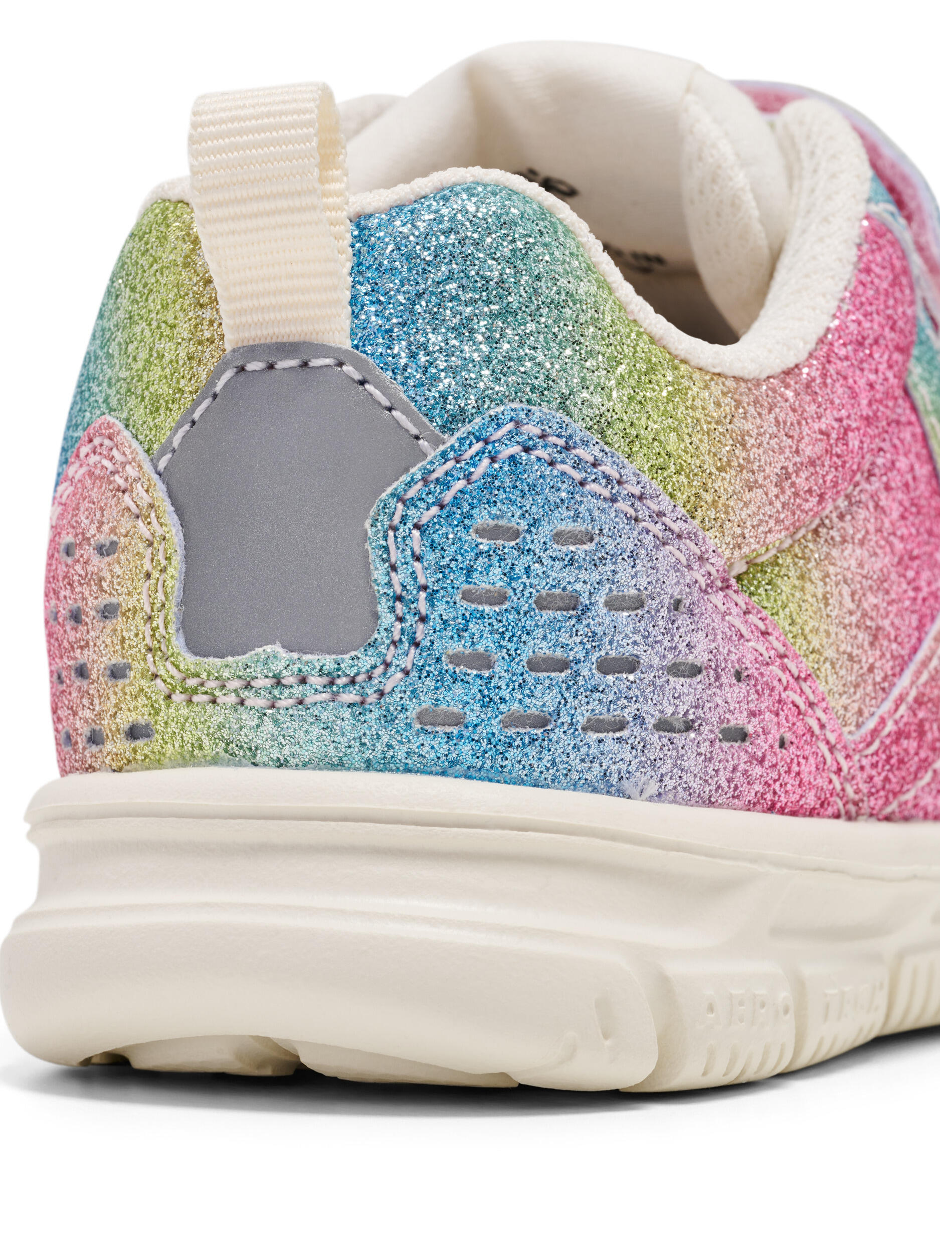 Elastische Schnürsenkel Sneaker Crosslite Glitter Lebensstil Kinder 6/7
