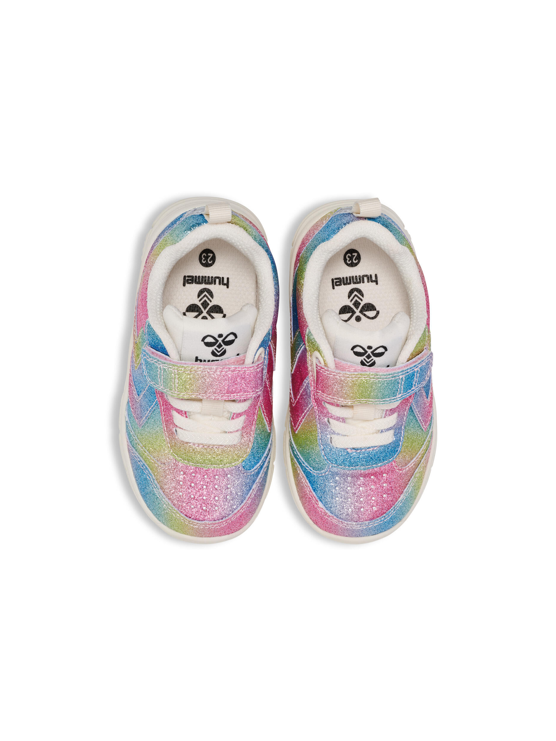 Elastische Schnürsenkel Sneaker Crosslite Glitter Lebensstil Kinder 3/7