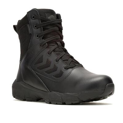 Wanderschuh Fullbench Tactical "8 Side Zip WP – Schwarz
